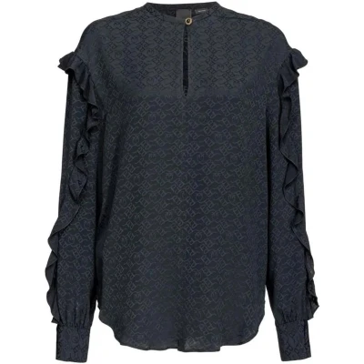 Afbeelding van Pinko zwarte blouse Belinda maat 36 (IT42)