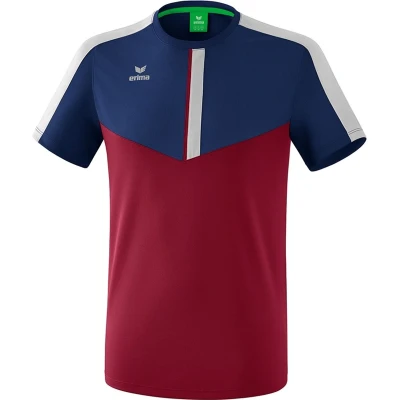 Afbeelding van Erima Squad T shirt new navy/bordeaux/silver grey 128 / 164