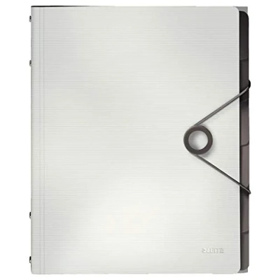 Image de LEITZ 45691001 Carpeta clasificador SOLID PP 6 separadores DIN A4 color blanco