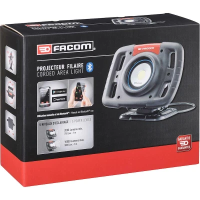 Image de FACOM 777.SPOTBTPB Lampe de travail à batterie spot bluetooth 10000 lumens avec intégrée