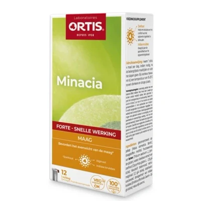 Afbeelding van Ortis Spijsvertering Minacia Forte 12x12 Maag Stick 144gr