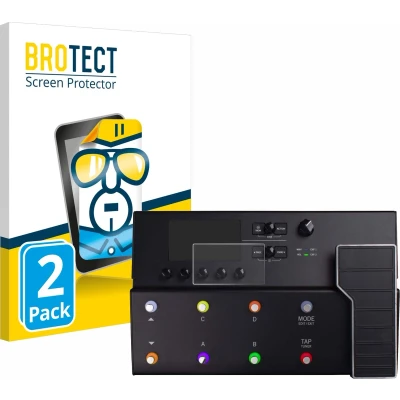 Afbeelding van BROTECT Screenprotector voor Line 6 POD GO Folie Beschermfolie transparant (2 Stuks)