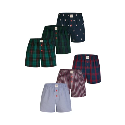 Afbeelding van Phil &amp; Co. Berlin 6PACK Classic Boxershorts, Heren, Maat: Large, Set