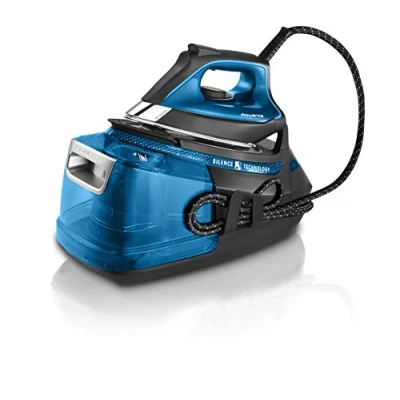 Afbeelding van Rowenta Dg9222f0 Silence 2800w Stoomgenerator Strijkcentrum Blauw,Zwart