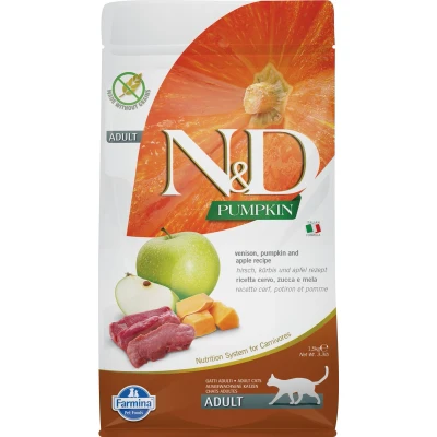 Afbeelding van N&amp;D Pumpkin kattenvoeding Hert 1.5 kg