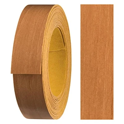 Afbeelding van haggiy Melamine kantenband 18 mm x 5 m Stevige bevestiging zonder strijken dankzij acryllijm Randen voor planken / houten panelen Elzenhout