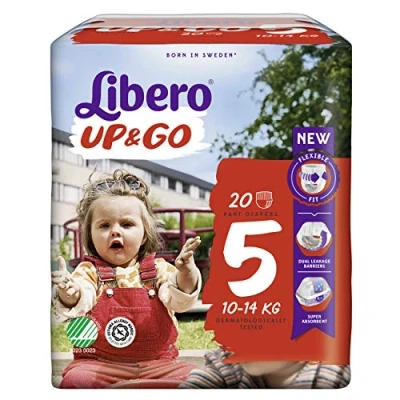 Afbeelding van LIBERO Broekluiers Up &amp; Go 5 (10kg 14kg) 20st/pak