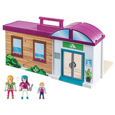 Image de Playmobil City Life 70146 Clinique vétérinaire transportable