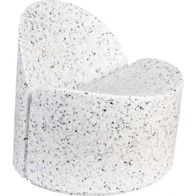 Afbeelding van Zuiver Bloom Fauteuil Wit/Terazzo