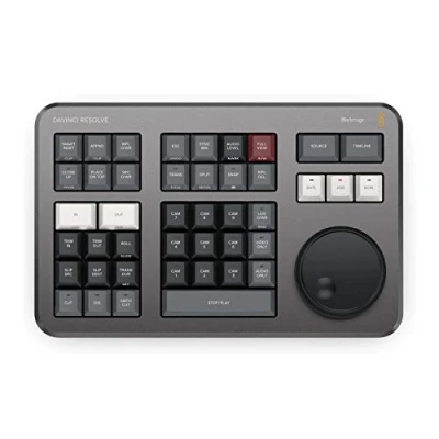 Image de Clavier Blackmagic DaVinci Resolve Speed Editor Noir