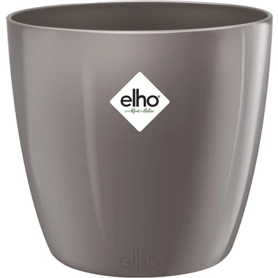 Afbeelding van Bloempot Brussels diamond rond 25 cm oyster pearl elho