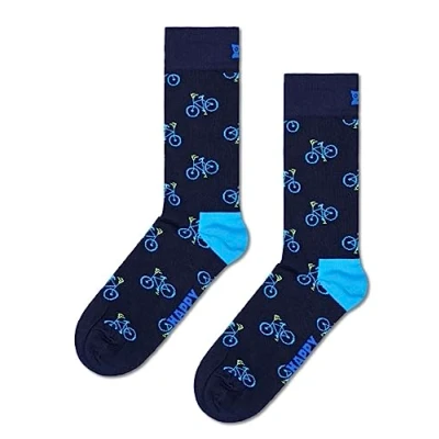 Afbeelding van Happy Socks Bike Sock Fietssokken, donkerblauw, 41 46, blauw, 46