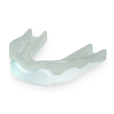 Afbeelding van Brabo Mini Gebitsbeschermer Junior Trans White Hockeybitje