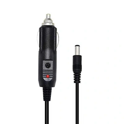 Afbeelding van PNGKNYOCN 5,5 m autolader 12 V DC netsnoer 18 AWG mm x 2,1 naar sigarettenaansteker stekker, voor camera, videobewaking, gekoelde auto