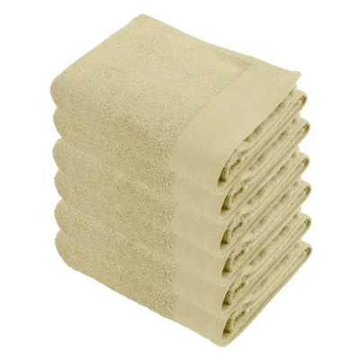 Afbeelding van 6 x Walra handdoek Soft Cotton 60x110 Maisgeel