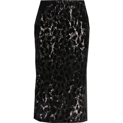 Afbeelding van Amelie&amp;amelie rok voor dames zwart maat xl