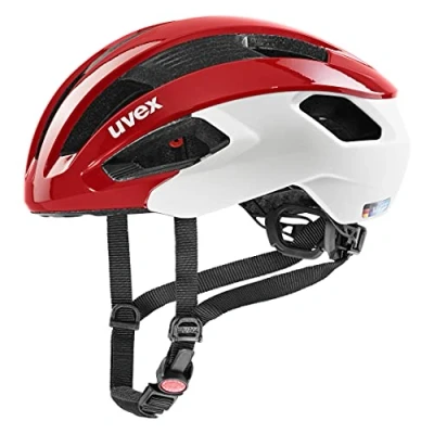 Afbeelding van uvex Rise CC Fietshelm Red / White Mat Unisex maat 52 56