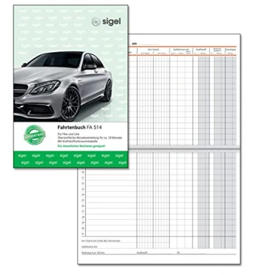 Afbeelding van Sigel, Formulier, Logboek Papierformaat: DIN A5 Omslagkleur: groen (32 x)