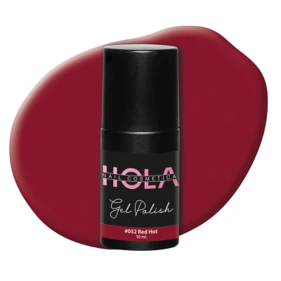 Afbeelding van Gelpolish #052 Red Hot 10ml rood Gelnagellak Hola