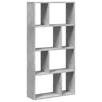 Afbeelding van Boekenkast 60x20x120 cm bewerkt hout betongrijs