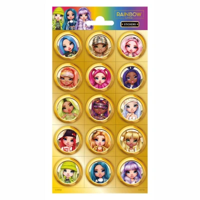 Afbeelding van Stickervel Rainbow High