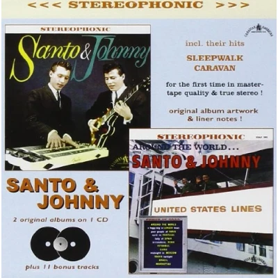 Afbeelding van Santo &amp; Johnny Johnny/Around The World (CD)