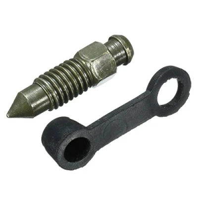 Afbeelding van Alamor 1.25Mm M8 x Remklauw Ontluchtingsschroeven Stofkap voor Motorfiets Fiets