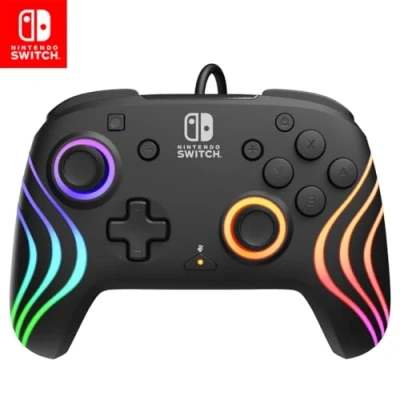 Image de PDP Manette Afterglow Wave Pour Nintendo Switch Oled Noir (500 237 bk)