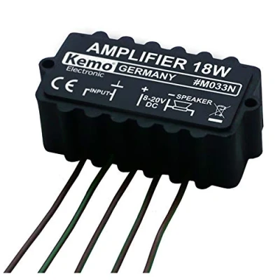 Afbeelding van Kemo M033N Mono versterker Module 9 V/DC, 12 18 20 V/DC W 4 Ω