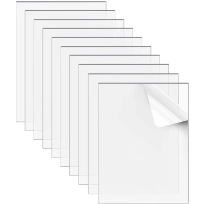 Afbeelding van Belle Vous Doorzichtige Acrylplaten (10 Stuks) 1 mm Dik 20 x 25,5 cm Vervanging van Transparante Glazen Fotolijst Voor Doe het zelfprojecten, Schilderen, Kalligrafie en Tafelborden