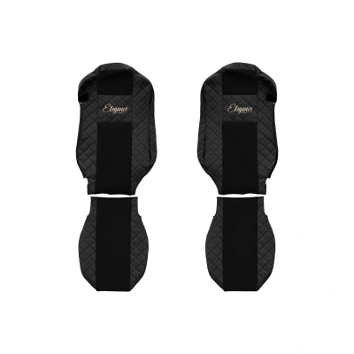 Afbeelding van F CORE Elegance Q FX13 BLACK Stoelhoes Zwart Textiel, Kunstleer