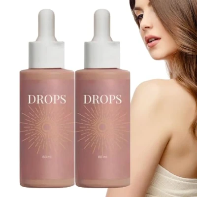 Afbeelding van Sunless Tanning Drops to Natural Boost Melanin, verbeter je natuurlijke huidtint voor een echte, hydraterende zelfbruining gezicht en lichaam (2 stuks)