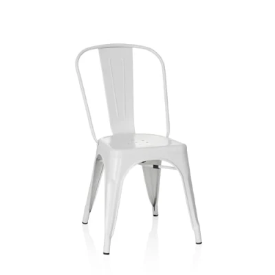 Afbeelding van Vergaderstoel Metaal Mat Wit Vantaggio Brush