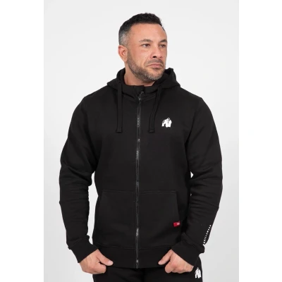 Afbeelding van Gorilla Wear Leon Sweatvest Zipped Hoodie Zwart L