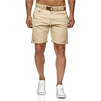 Afbeelding van Indicode Conor katoenen herenshorts, Mist