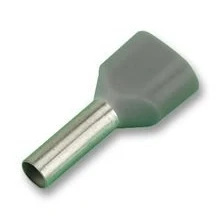 Afbeelding van Weidmüller 9037530000 Dubbele adereindhulzen 4 mm² Deels geïsoleerd Grijs 100 stuk(s)