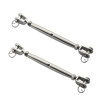 Afbeelding van Set van 2 tuigschroeven roestvrij staal 304 M12, mediatorspanner, spanner