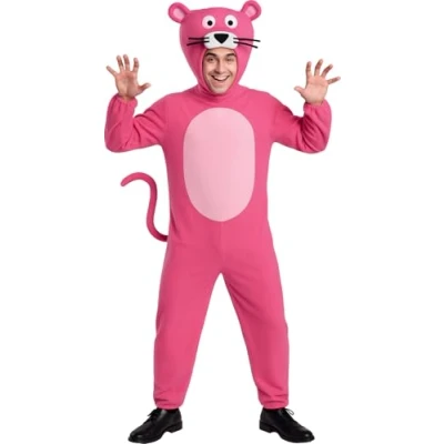 Afbeelding van Fiestas Guirca Volwassen Kostuum Roze Panther (48 50)