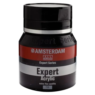 Afbeelding van Expert Series Acrylverf Pot 400 ml Oxydzwart 735