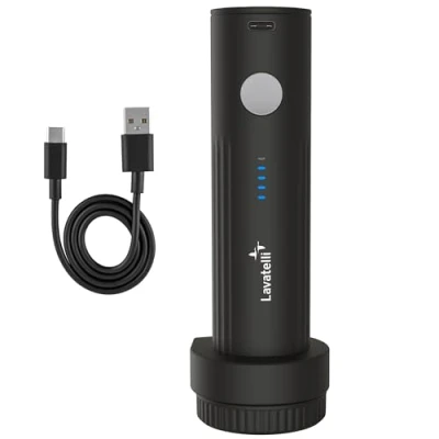 Afbeelding van VAC U PUMP, pomp sottovuoto da viaggio draadloos, met tas, buste, trolley en zaini con sottovuoto, compatta, paal gemakkelijk te gebruiken voor het Risparmio di Spazio, USB C stekker inbegrepen