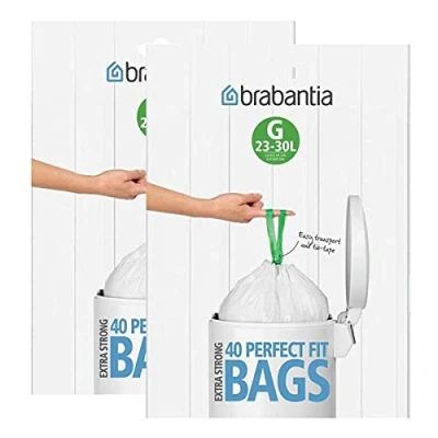 Afbeelding van Brabantia Vuilniszak 23 30 liter (G) (80 stuks)