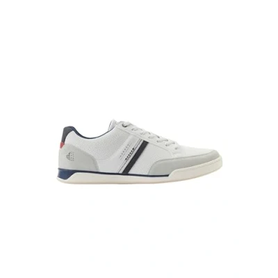 Afbeelding van Koroshi Baskets décontractées avec lacets pour homme, blanc, 44 EU
