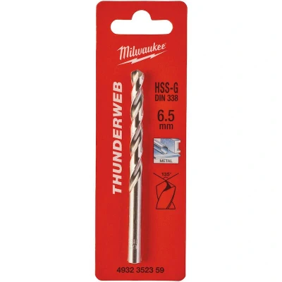Afbeelding van MILWAUKEE 4932352359 THUNDERWEB HSS G metaalboor 6,5x101x63mm