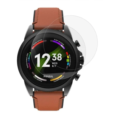 Image de Verre Trempé pour Fossil Gen 5E 42mm 44mm [Lot de 2] Film Protection Ecran Montre Anti Rayure Phonillico®