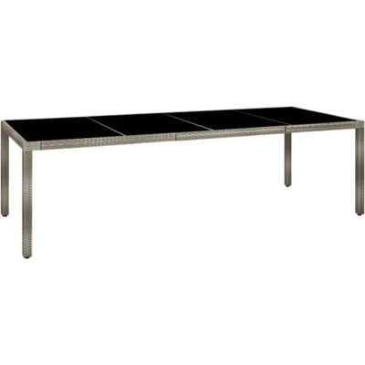 Afbeelding van vidaXL Tuintafel Grijs
