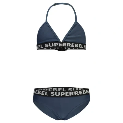 Afbeelding van Isla Triangle Bikini Junior Navy 200 128 Blauw