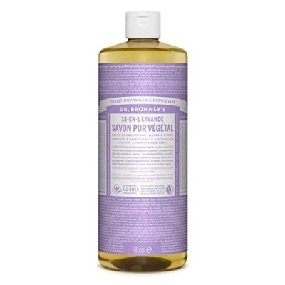 Afbeelding van Dr. Bronner ́s 18IN1 Liquid SOAP Lavender Douchegel, Maat: 945 ml,