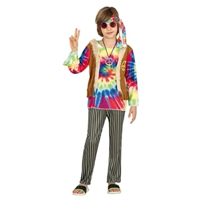 Afbeelding van Kostuum Hippie child 10 12 jaar