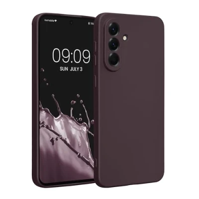 Afbeelding van kwmobile metallic telefoonhoesje van TPU geschikt voor Samsung Galaxy A56 5G Flexible case smartphone In braam