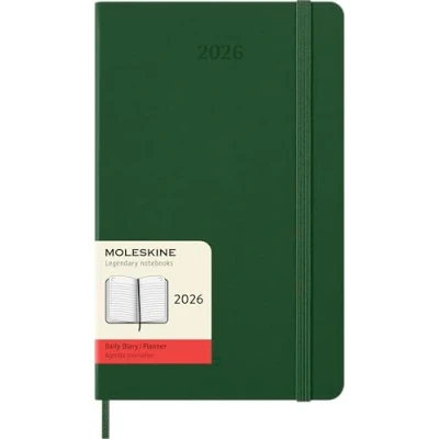 Afbeelding van Moleskine 12 Maanden Agenda 2026 Dagelijks Large Harde Kaft Mirte Groen